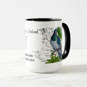 ニュージーランドの天然鳥のコーヒー・マグ マグカップ (正面右)