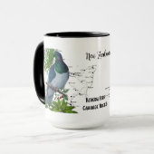 ニュージーランドの天然鳥のコーヒー・マグ マグカップ (正面左)