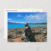 ニュージーランドの岩 ポストカード (正面/裏面)