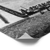 ニュージーランドの戦争のカヌー ポスター (角)