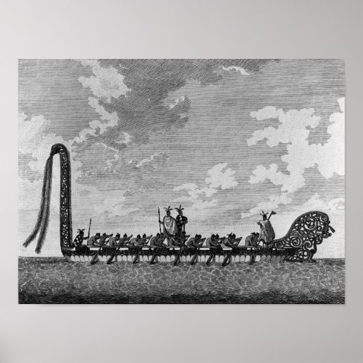 ニュージーランドの戦争のカヌー ポスター (正面)