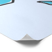 ニュージーランドの手書き地図 ポスター (角)