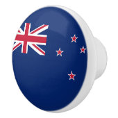 ニュージーランドの旗とセラミックノブの引っ張り セラミックノブ (右)