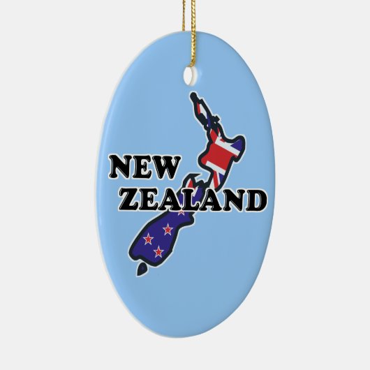 ニュージーランドの旗のキーウィのオーナメント セラミックオーナメント (右)