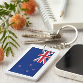 ニュージーランドの旗 キーホルダー (正面右)