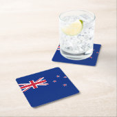 ニュージーランドの旗 スクエアペーパーコースター (インサイチュ)