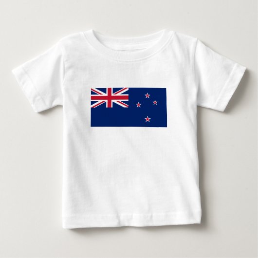 ニュージーランドの旗 ベビーTシャツ (正面)