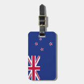 ニュージーランドの旗 ラゲッジタグ (正面縦)