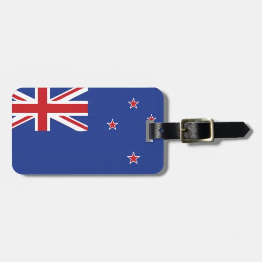 ニュージーランドの旗 ラゲッジタグ (正面横)