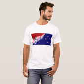 ニュージーランドの旗 Tシャツ (正面フル)