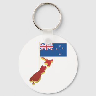 ニュージーランドの旗Keychain キーホルダー