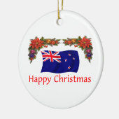 ニュージーランドの楽しいクリスマス セラミックオーナメント (左)