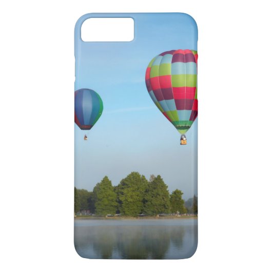ニュージーランドの湖上の熱気球 Case-Mate iPhoneケース (裏面)