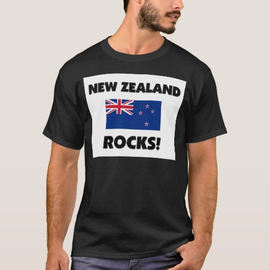 ニュージーランドの石 Tシャツ (正面)