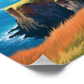 ニュージーランドの穏やかな風景#4 ポスター (角)