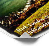 ニュージーランドの美しいフォトポスターW/NZ諺 ポスター (角)