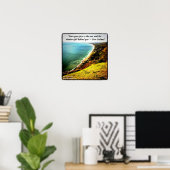 ニュージーランドの美しいフォトポスターW/NZ諺 ポスター (ホームオフィス)