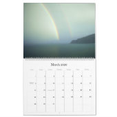 ニュージーランドの美しい暦 カレンダー (3月 2026)