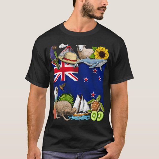ニュージーランドの自慢 Tシャツ (正面)