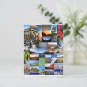 ニュージーランドの自然風景モンテージ（キウィアーナ） ポストカード (スタンド正面)