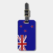 ニュージーランドの荷物のラベル(あなたの接触情報を加えて下さい) ラゲッジタグ (正面縦)