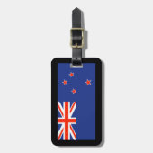 ニュージーランドの荷物のラベル ラゲッジタグ (正面縦)