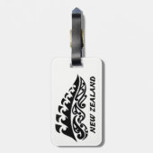 ニュージーランドの荷物のラベル ラゲッジタグ (裏面縦)