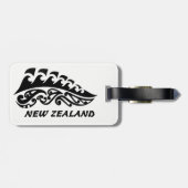 ニュージーランドの荷物のラベル ラゲッジタグ (裏面横)