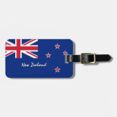 ニュージーランドの荷物タグ、愛国的なキウイ国旗 ラゲッジタグ (正面横)