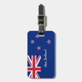 ニュージーランドの荷物タグ、愛国的なキウイ国旗 ラゲッジタグ (正面縦)