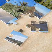 ニュージーランドの象徴的なフローラとランスケープ ジグソーパズル (側面)