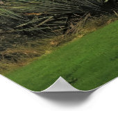 ニュージーランドの道端ビュー ポスター (角)