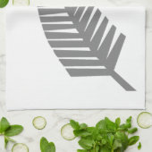 ニュージーランドの銀製シダ キッチンタオル (折り畳み)