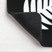 ニュージーランドの銀製シダ マウスパッド (コーナー)