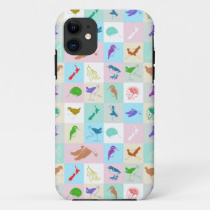 ニュージーランドの鳥パターン iPhone 11 ケース