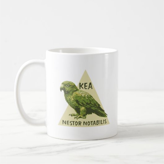 ニュージーランドの鳥 キーア コーヒーマグカップ (左)