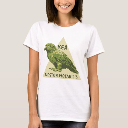 ニュージーランドの鳥 キーア Tシャツ (正面)