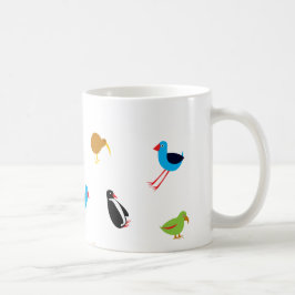 ニュージーランドの鳥 コーヒーマグカップ