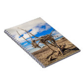 ニュージーランドのHokitikaビーチの流木アートワーク ノートブック (右側)