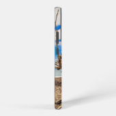 ニュージーランドのHokitikaビーチの流木アートワーク Samsung Galaxyケース (右側面)