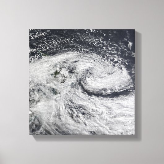 ニュージーランドを襲う嵐 キャンバスプリント (正面)