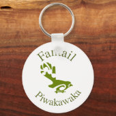 ニュージーランドアオテアロアファンテール キーホルダー (正面)