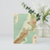 ニュージーランドアトラスマップ ポストカード (スタンド正面)