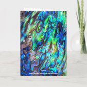 ニュージーランドアバロンパウシェルパターン1 カード (裏面)