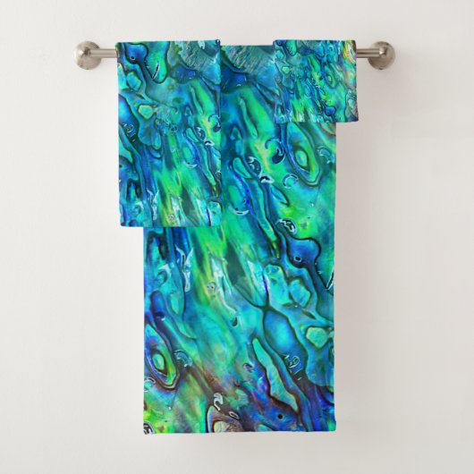 ニュージーランドアバロンパウシェルパターン1 バスタオルセット (インサイチュ)