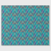 ニュージーランドアバロンパウシェルパターン1 ラッピングペーパー (フラット)