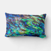 ニュージーランドアバロンパウシェルパターン1 ランバークッション (裏面)