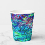 ニュージーランドアバロンパウシェルパターン1 紙コップ (正面)