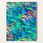 ニュージーランドアワビンパウアシェルパターン1a プランナー手帳 (裏面)