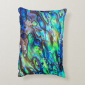 ニュージーランドアワロンパウアシェルパターン1 アクセントクッション (裏面(縦))